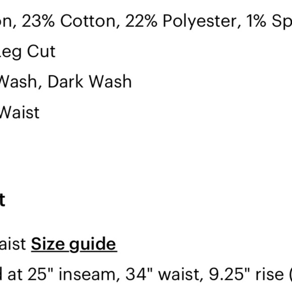 PAIGE Blue Straight Leg Jeans - Picture 5 of 5